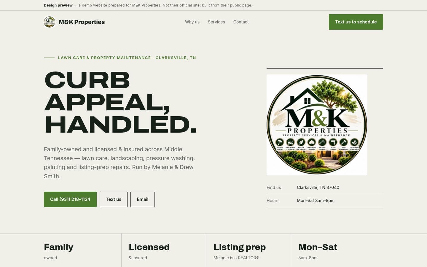 MK Properties TN website retail & more design, built by Kevin Milo at Captivart, Nairobi